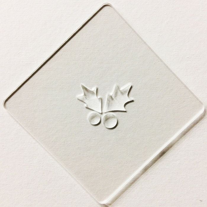 【atta】カフェアートステンシル　柊　クリスマス　LAS-0053