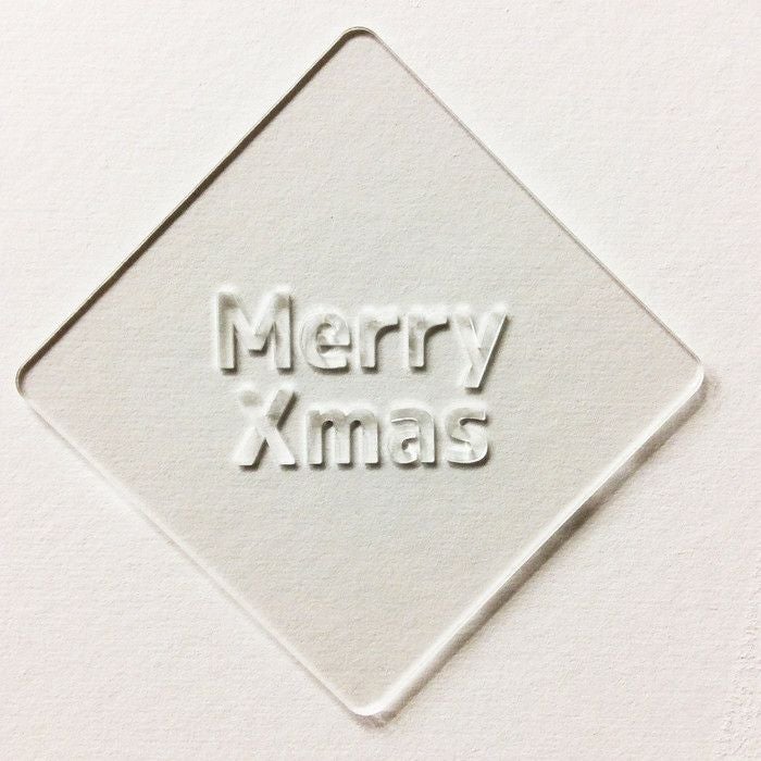 【atta】カフェアートステンシル　Merry Xmas　クリスマス　LAS-0055