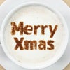 【atta】カフェアートステンシル　Merry Xmas　クリスマス　LAS-0055