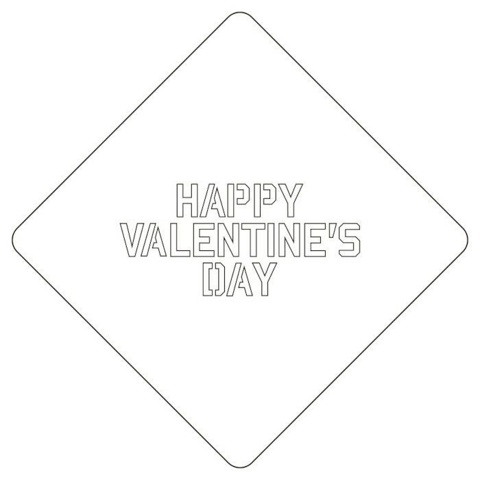 【atta】カフェアートステンシル　バレンタイン絵柄1　LAS-0060