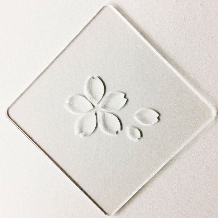 【atta】カフェアートステンシル　サクラ-花びら付-　LAS-0064