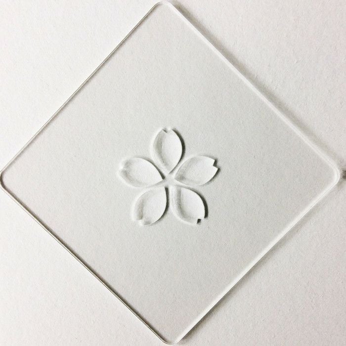 【atta】カフェアートステンシル　サクラ　LAS-0066