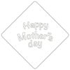 【atta】カフェアートステンシル　Happy Mother's day　LAS-0069