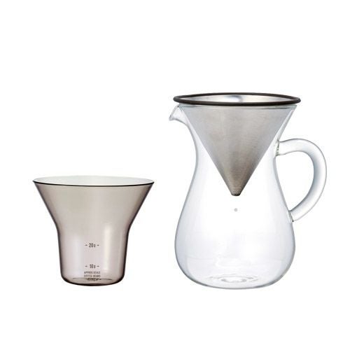 KINTO SCS-02-CC-ST コーヒーカラフェセット 300ml ステンレス