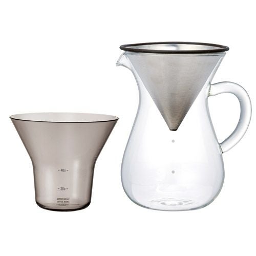 【KINTO/キントー】SCS-04-CC-ST コーヒーカラフェセット 600ml ステンレス