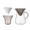 【KINTO/キントー】SCS-02-CC-PL コーヒーカラフェセット 300ml プラスチック
