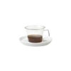 【販売終了】【KINTO/キントー】CAST エスプレッソカップ＆ソーサー 磁器 90ml