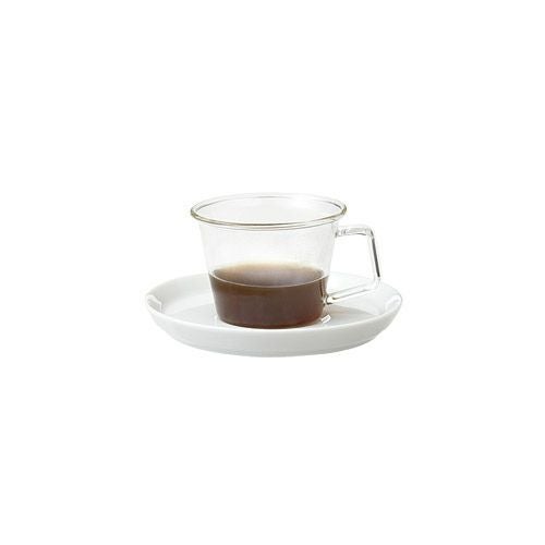 【販売終了】【KINTO/キントー】CAST エスプレッソカップ＆ソーサー 磁器 90ml