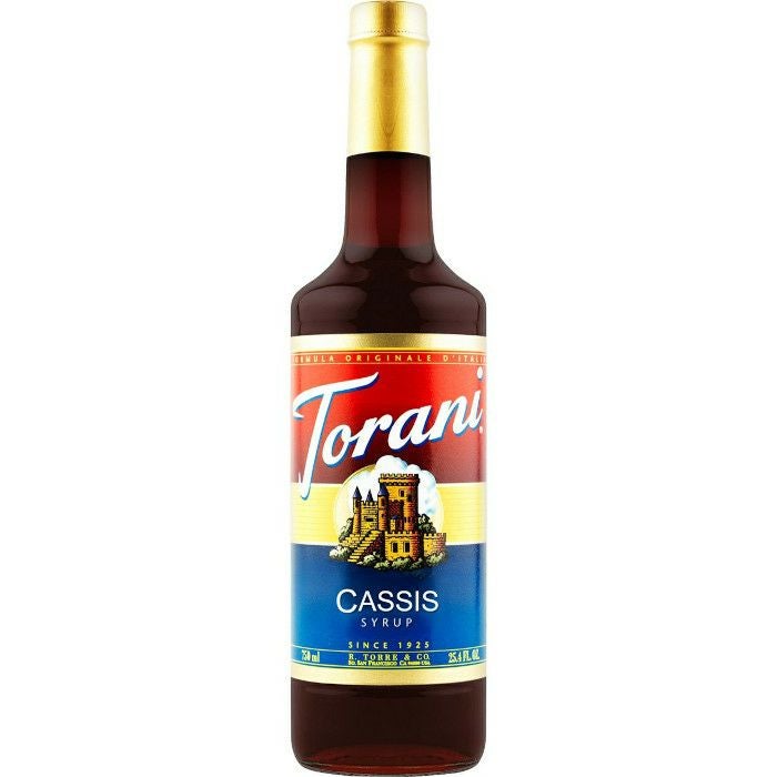 【販売終了】【Torani/トラーニ】フレーバーシロップ カシス 750ml