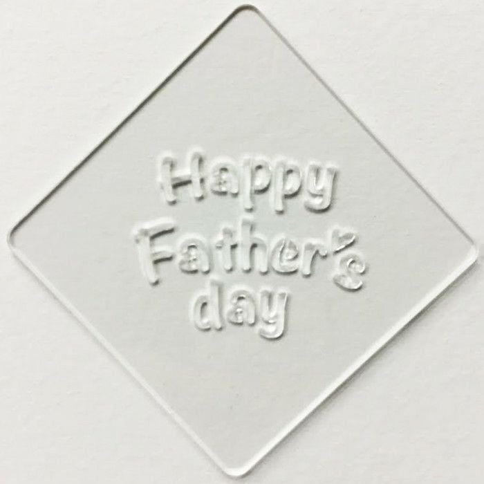 【atta】カフェアートステンシル　Happy Father’s day　LAS-0072