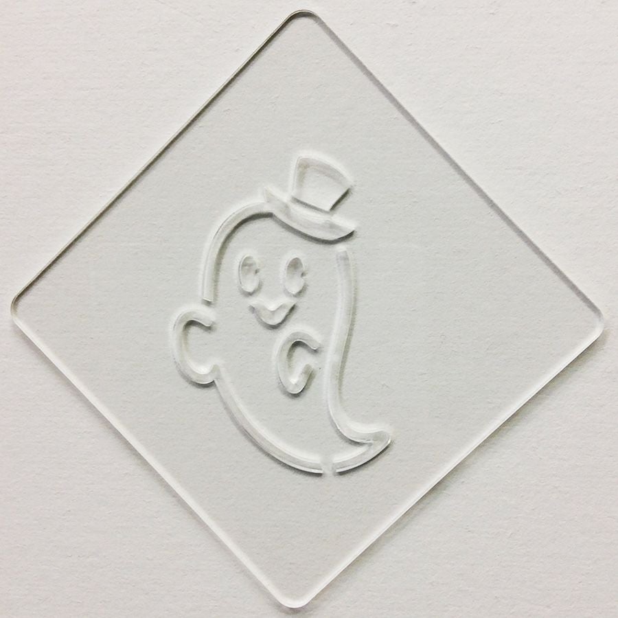 【atta】ハロウィンステンシル　おばけ　カフェアートステンシル　LAS-0077