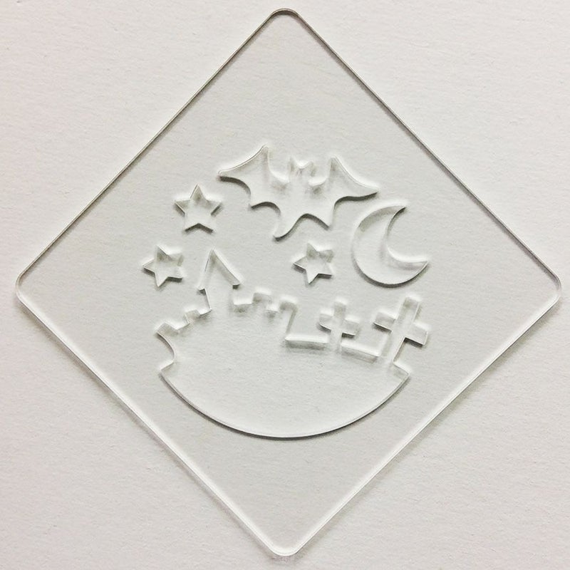 【atta】ハロウィンステンシル　ハロウィンナイト　カフェアートステンシル　LAS-0079