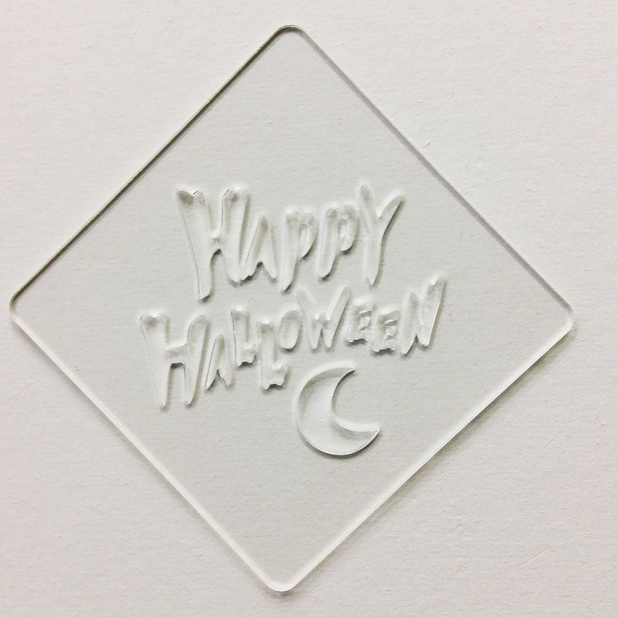 【atta】ハロウィンステンシル　HAPPY HALLOWEEN　カフェアートステンシル　LAS-0080