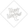【atta】ハロウィンステンシル　HAPPY HALLOWEEN　カフェアートステンシル　LAS-0080