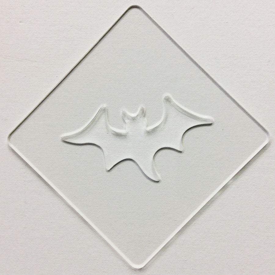 【atta】ハロウィンステンシル　コウモリ　カフェアートステンシル　LAS-0083