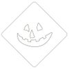 【atta】ハロウィンステンシル　パンプフェイス1　カフェアートステンシル　LAS-0086