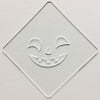 【atta】ハロウィンステンシル　パンプフェイス2　カフェアートステンシル　LAS-0087