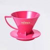 【kono/コーノ】名門フィルター 2人用 チェリーピンク（計量カップ無し） MDN-21CP