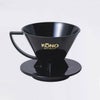 【kono/コーノ】名門フィルター 2人用 ブラック （計量カップ無し） MDN-21BK