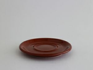 【販売終了】【ORIGAMI】6、8oz Saucer（ラテカップ・カプチーノカップ共通ソーサー） ブラウン