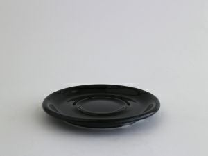【販売終了】【ORIGAMI】6、8oz Saucer（ラテカップ・カプチーノカップ共通ソーサー） ブラック