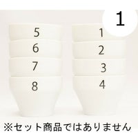 【FBCインターナショナル】オリジナル カッピングボウル 200ml SCAA スタンダード 国産 目盛り、マーク付き 『1』