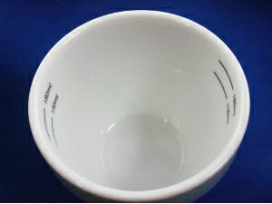 【FBCインターナショナル】オリジナル カッピングボウル 200ml SCAA スタンダード 国産 目盛り、マーク付き 『2』