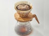 【販売終了】【hario/ハリオ】V60 耐熱ガラス透過ドリッパーオリーブウッド 1杯～4杯用 3VDG-02-OV