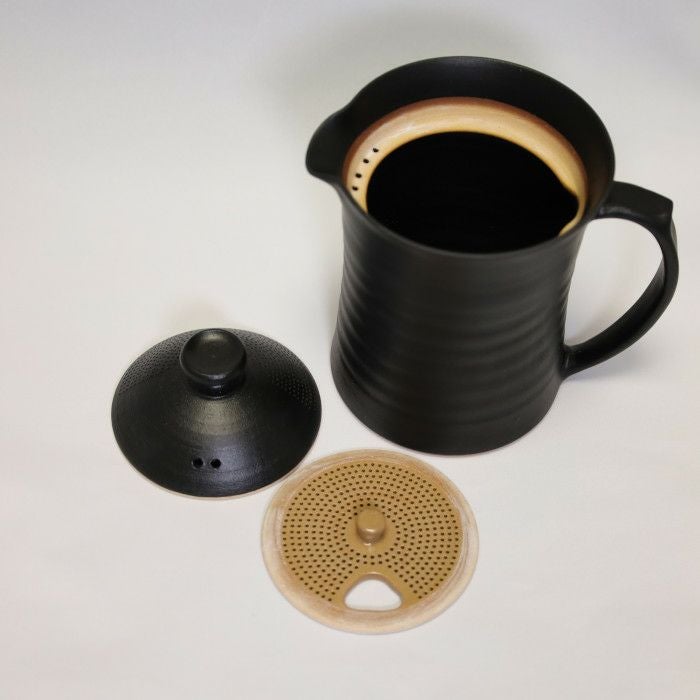【紫香陶房/マイカフェポット】信楽焼コーヒーポット マイ・カフェポット 中（350ml）