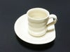【紫香陶房】信楽焼 コーヒーカップ＆ソーサー 白 140ml