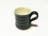 【紫香陶房】信楽焼 コーヒーカップ＆ソーサー 黒 140ml