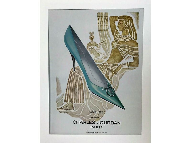 【アートポスター】Charles Jourdanのパンプスのポスター