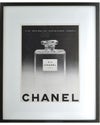 【アートポスター】CHANEL（シャネル）パフュームNo.5のモノトーンポスター