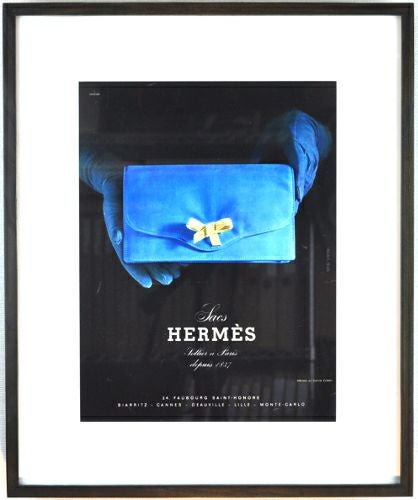 【アートポスター】HERMES（エルメス）の華やかなパーティクラッチポスター