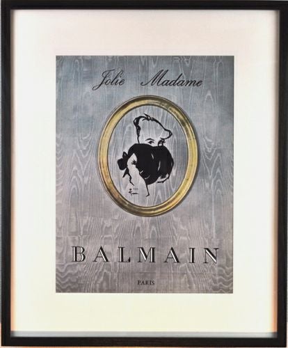 【アートポスター】BALMAIN（バルマン）のパフュームのポスター