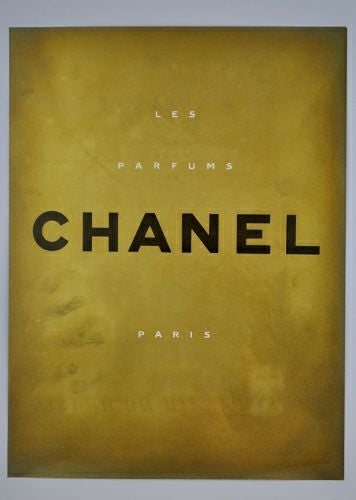 【アートポスター】CHANEL（シャネル）のゴールドポスター