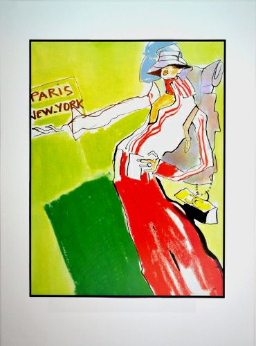 【アートポスター】CHANEL（シャネル）のBon Voyageポスター