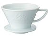 【kalita/カリタ】HA185 磁器製ウェーブドリッパー 02135