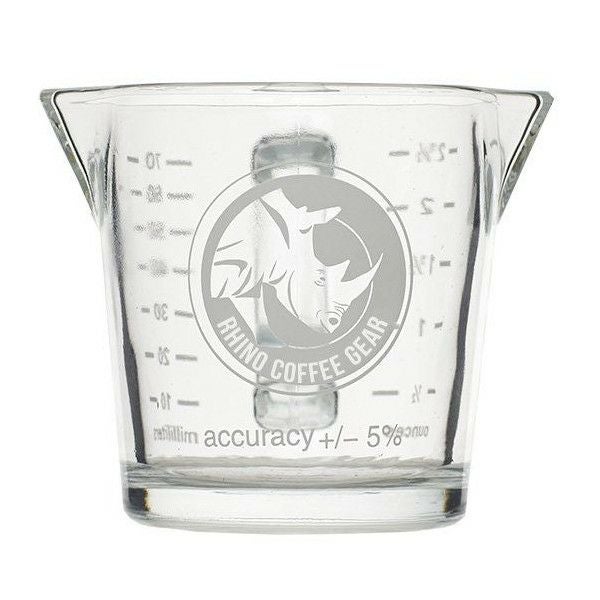 【販売終了】【Rhinowares】ロゴ 取っ手付き3oz. グラス ショットピッチャー 目盛り付き BB-019 1個