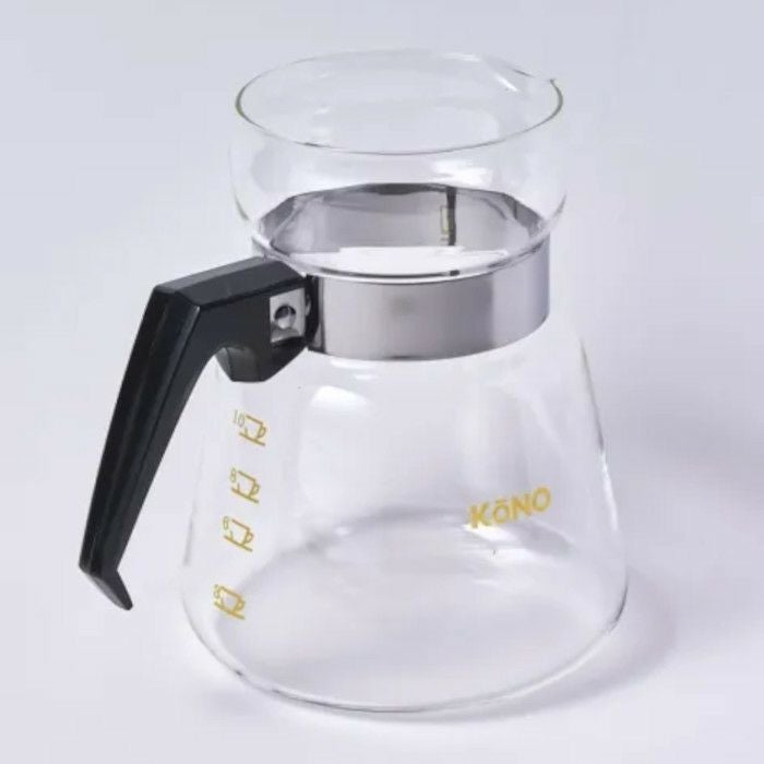 【kono/コーノ】グラスポット10人用 ブラック（フタなし） MD-12