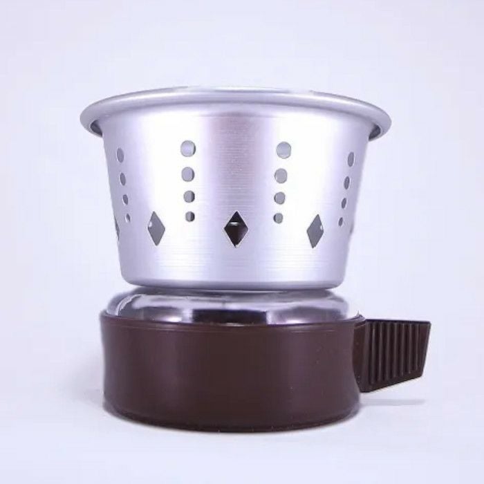 【kono/コーノ】コーノ サイフォン用 アルコールランプ 風防付き 茶色