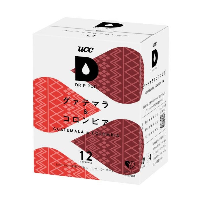 【UCC/DRIPPOD】グァテマラ＆コロンビア 7.5g×12個入り