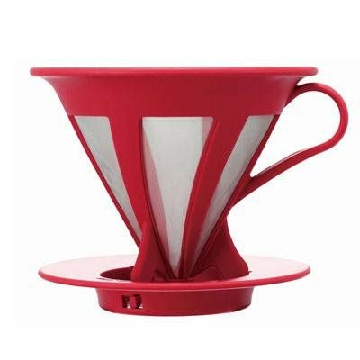 【販売終了】【HARIO】 カフェオールドリッパー02　レッド　　1～4杯用 CFOD-02-R