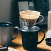 【販売終了】【HARIO】 V60 ドリッパー保温マグセット　ブラック　1～2杯用 VDSM-2424-B