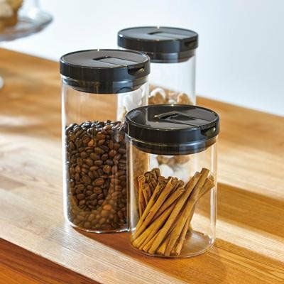 【販売終了】【HARIO】 珈琲キャニスターL　レッド　コーヒー粉300g MCN-300R