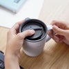 【HARIO】 フタ付き保温マグ300　グレー SMF-300-GR