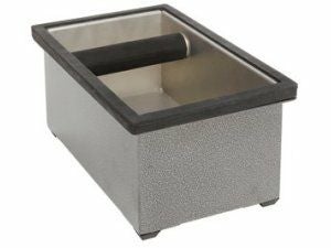 ★未使用品★ ノックボックス　メタルホルダー付 スクエア ノックボックスセット メタルホルダー 25631 | コーヒー用品
