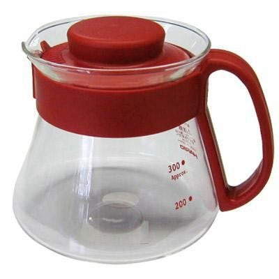 【販売終了】【HARIO】 カラードリッパー＆ポット用レンジサーバー　レッド 3B-XVDS-36R