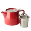 【FORLIFE】 スタンプ ティーポット　レッド 309-Red