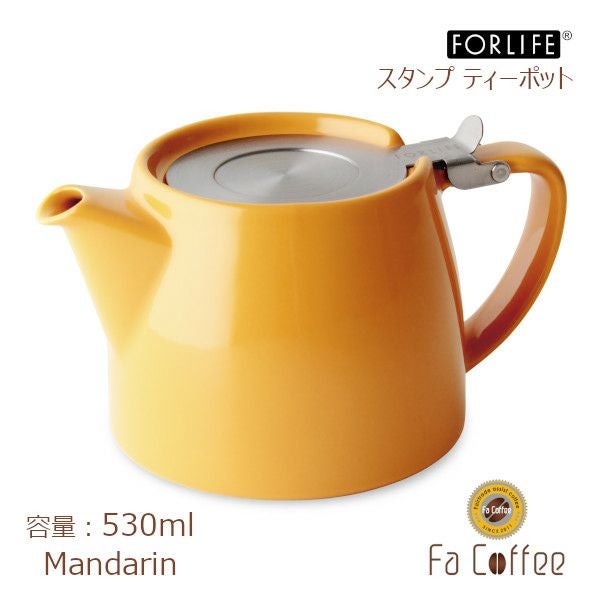 FOR LIFE ミニ スタンプ ティーポット マンダリン 509-Mnd